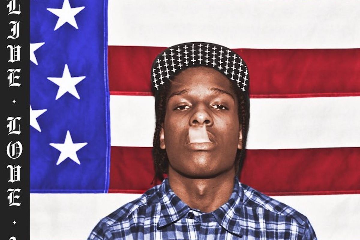 A$AP Rocky Cover American flag