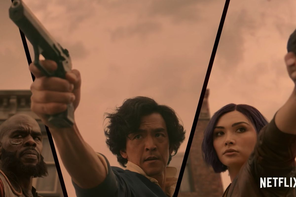 A still from the first teaser for Netflix's live-action Cowboy Bebop adaptation.