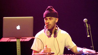Alchemist spinning for Earl Sweatshirt at The Warfield Theater in San Francisco