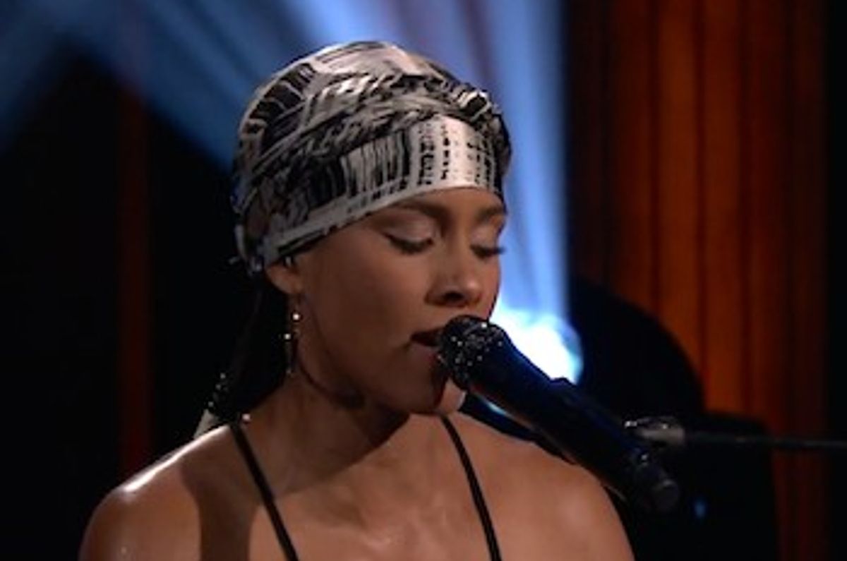 Alicia Keys Performs "We Are Here" Live On The Tonight Show w/ Questlove.