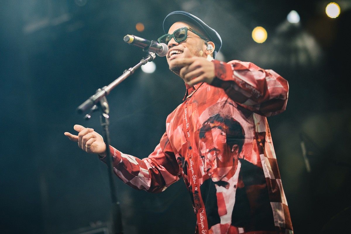 Anderson .Paak performs at the Mojave tent during the 2023 Coachella Valley Music and Arts Festival on April 21, 2023 in Indio, California.