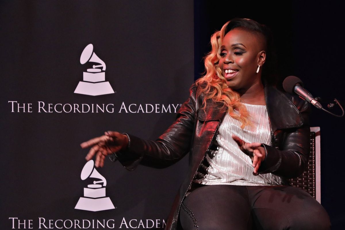 Andrea Martin speaks during the GRAMMY Pro Songwriters Summit: Women Making Music at The Apollo Theater on March 20, 2017
