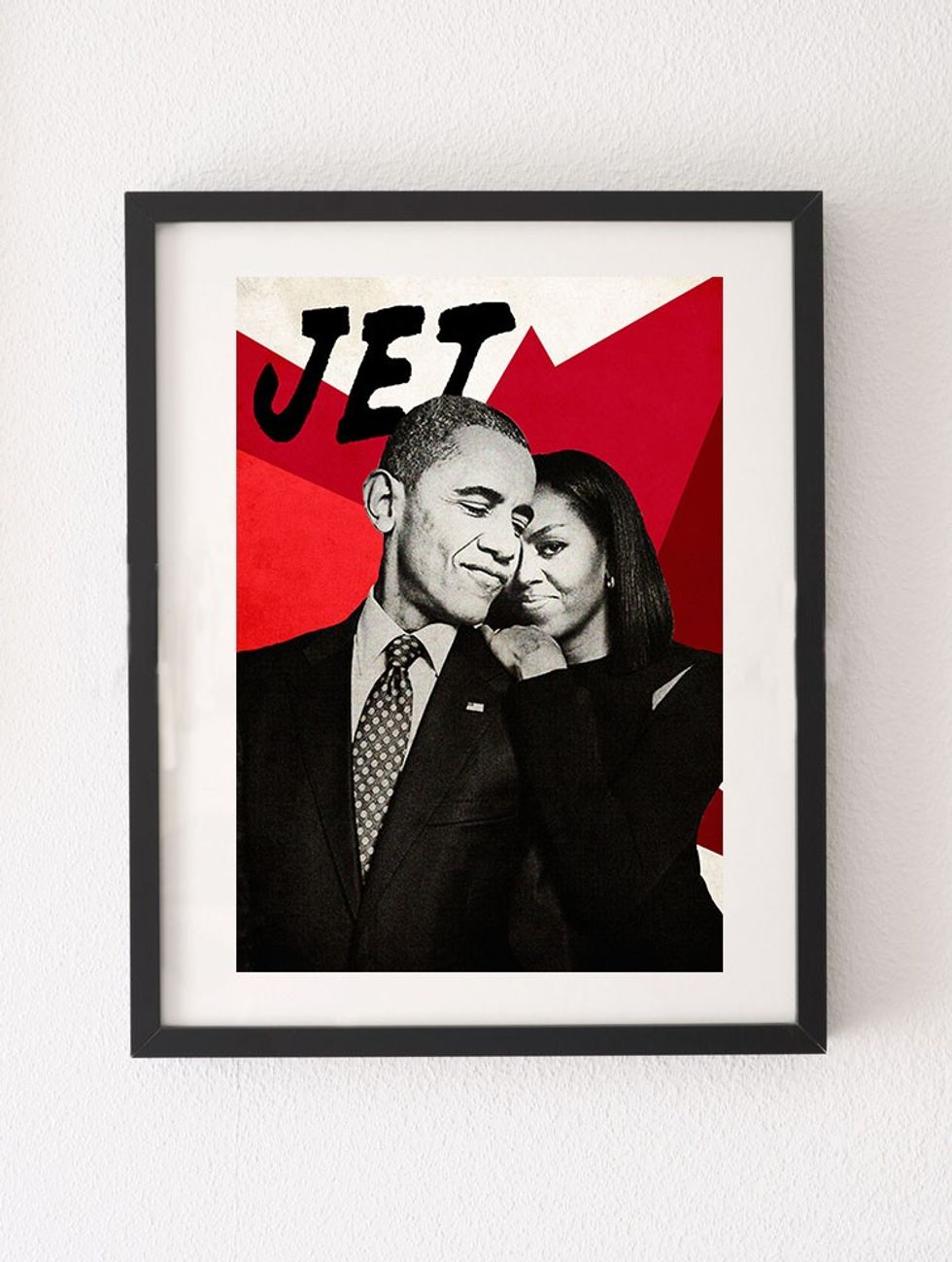 Barack and Michelle Obama Jet Magazine cover