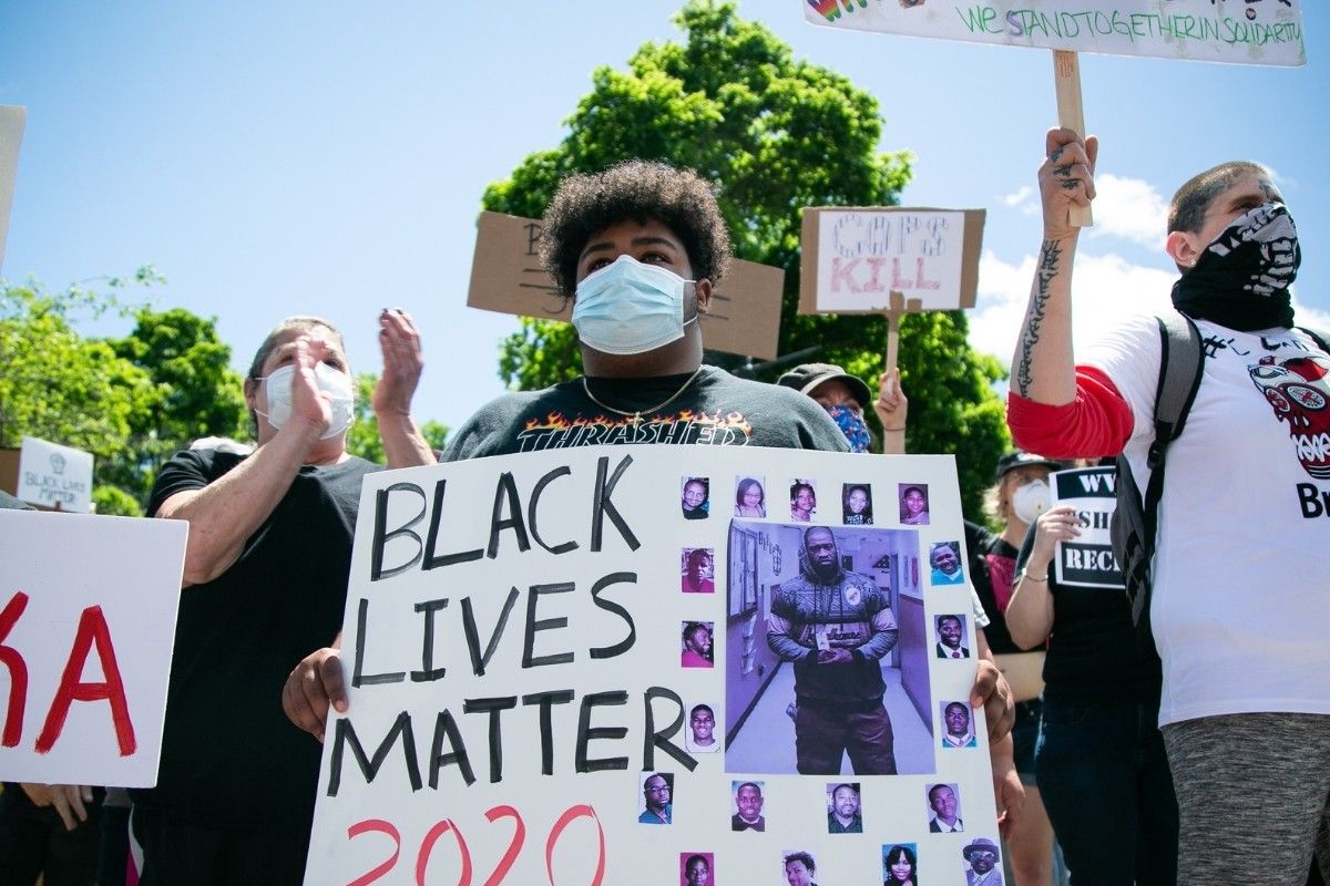 Black Lives Matter Protestor