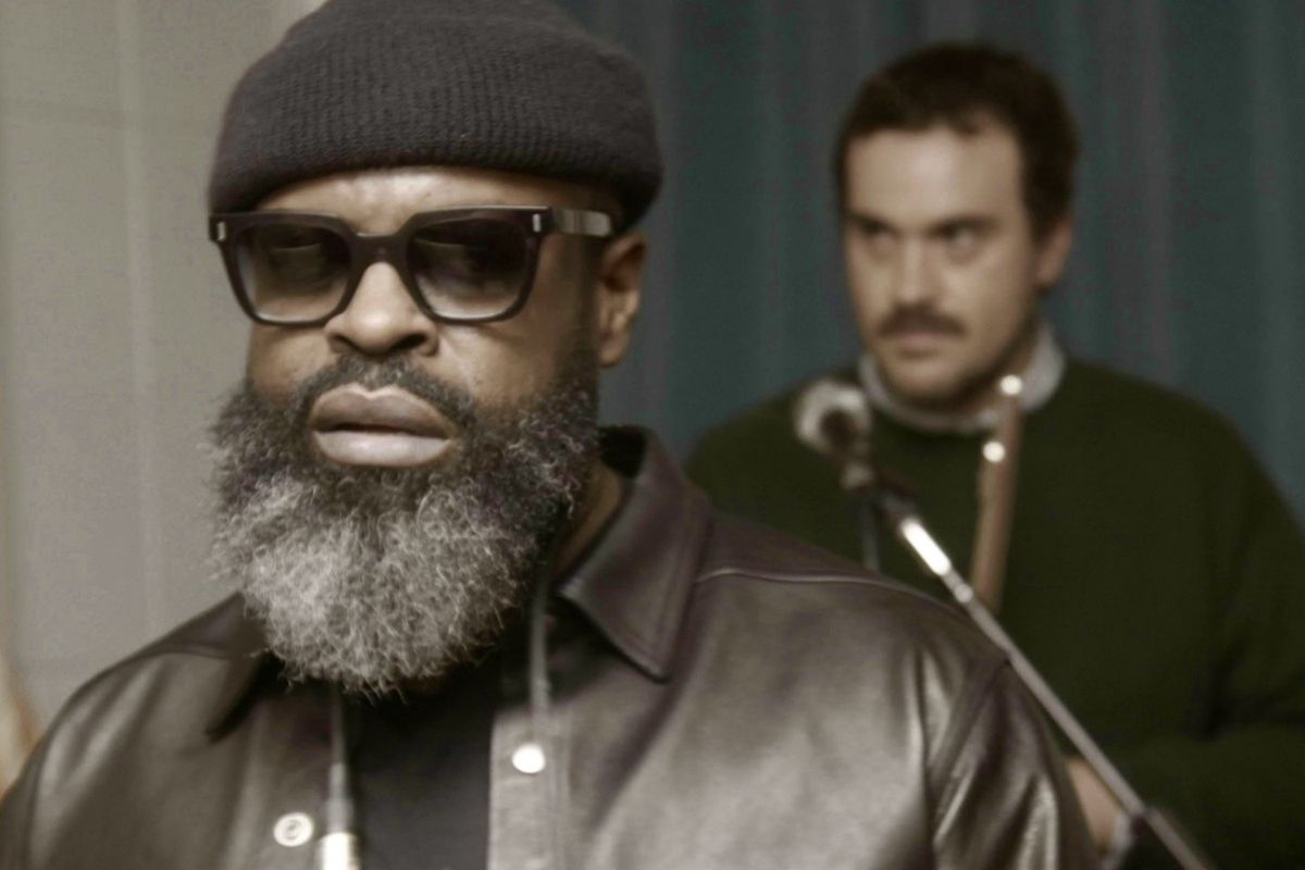 Black Thought and El Michels in studio.