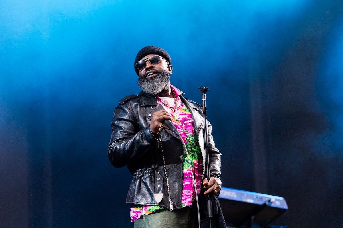 Black Thought of The Roots performs on stage at Hampden Park National Stadium on July 23, 2023 in Glasgow, Scotland.