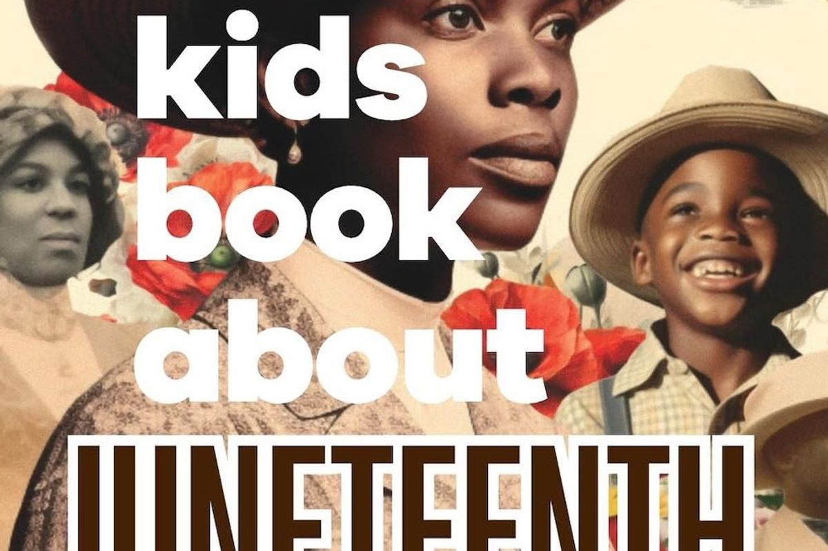 ​Book cover for 'A Kids Book About Juneteenth,' A Kids Co.