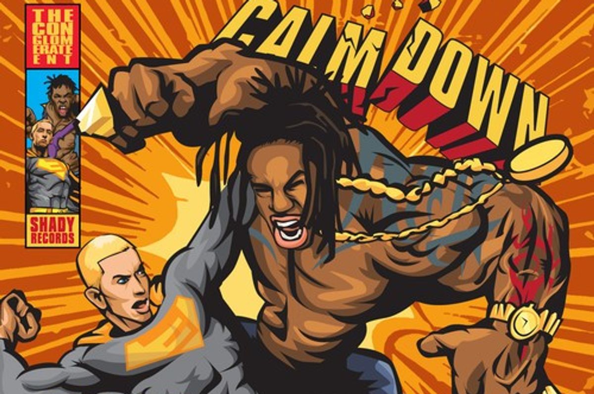 Busta Rhymes Teams With Eminem On The Scoop DeVille Produced Lead Single "Calm Down" Ahead Of His Forthcoming 'E.L.E. 2' LP.