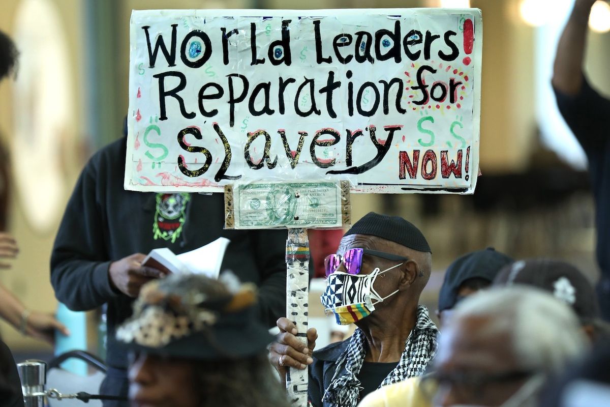 California reparations task force meets to hear public input on reparations at the california science center in los angeles on sept 22 2022 2