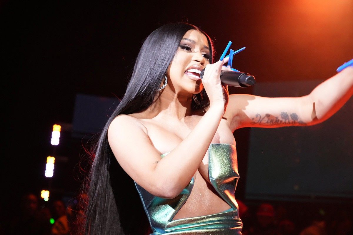 Cardi B performs at Cardi B and Offset Headline Hall of Fame Party 2023 at Gila River Resorts & Casinos - Wild Horse Pass on February 11, 2023 in Chandler, Arizona