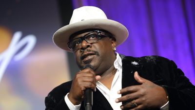 Cedric the Entertainer speaks onstage during the 19th Annual Harold and Carole Pump Foundation Gala at The Beverly Hilton Hotel on August 09, 2019.