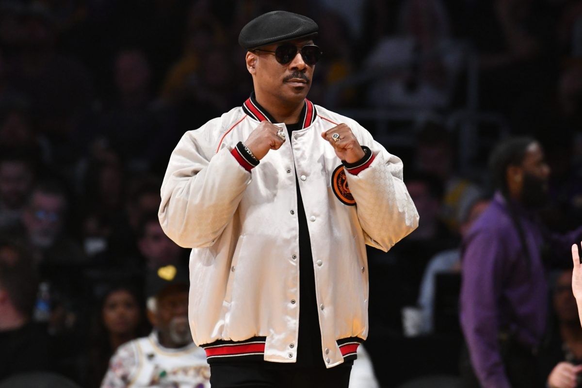Celebrities at the los angeles lakers game 6