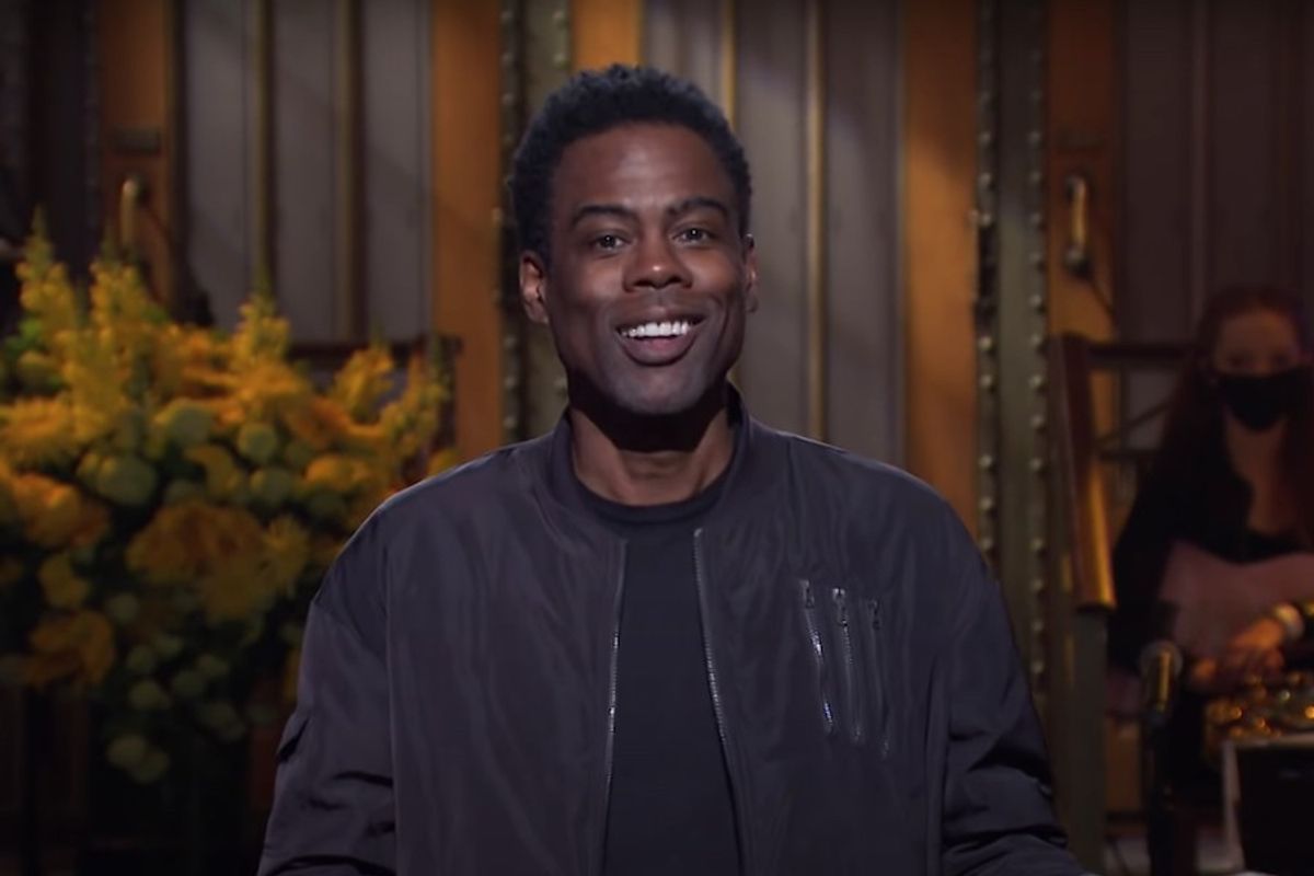 Chris Rock drops in on the season finale of Saturday Night Live.
