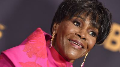 Cicely Tyson pink smiling