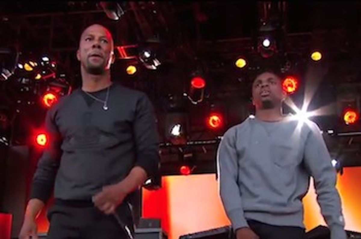 Common Performs Select Tracks From His Brand New 'Nobody's Smiling' LP With Vince Staples & Jhene Aiko On Jimmy Kimmel Live.
