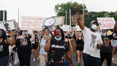 Cori Bush Protests in Reaction to the Death of George Floyd