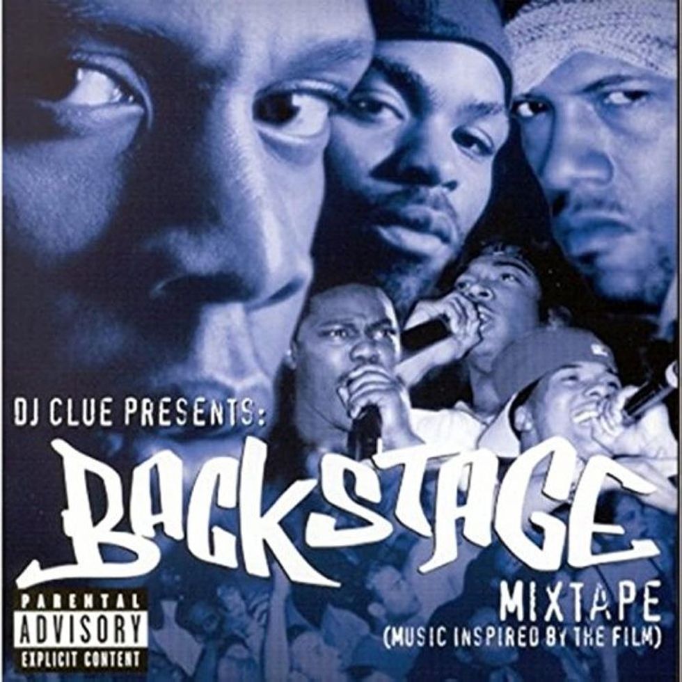 Cover art: 'DJ Clue Presents: Backstage Mixtape.' hip-hop movie soundtracks