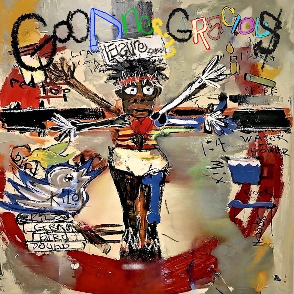 Cover art for 'GOODNESS GRACIOUS' by Cartie Curt and Dough Networkz. 