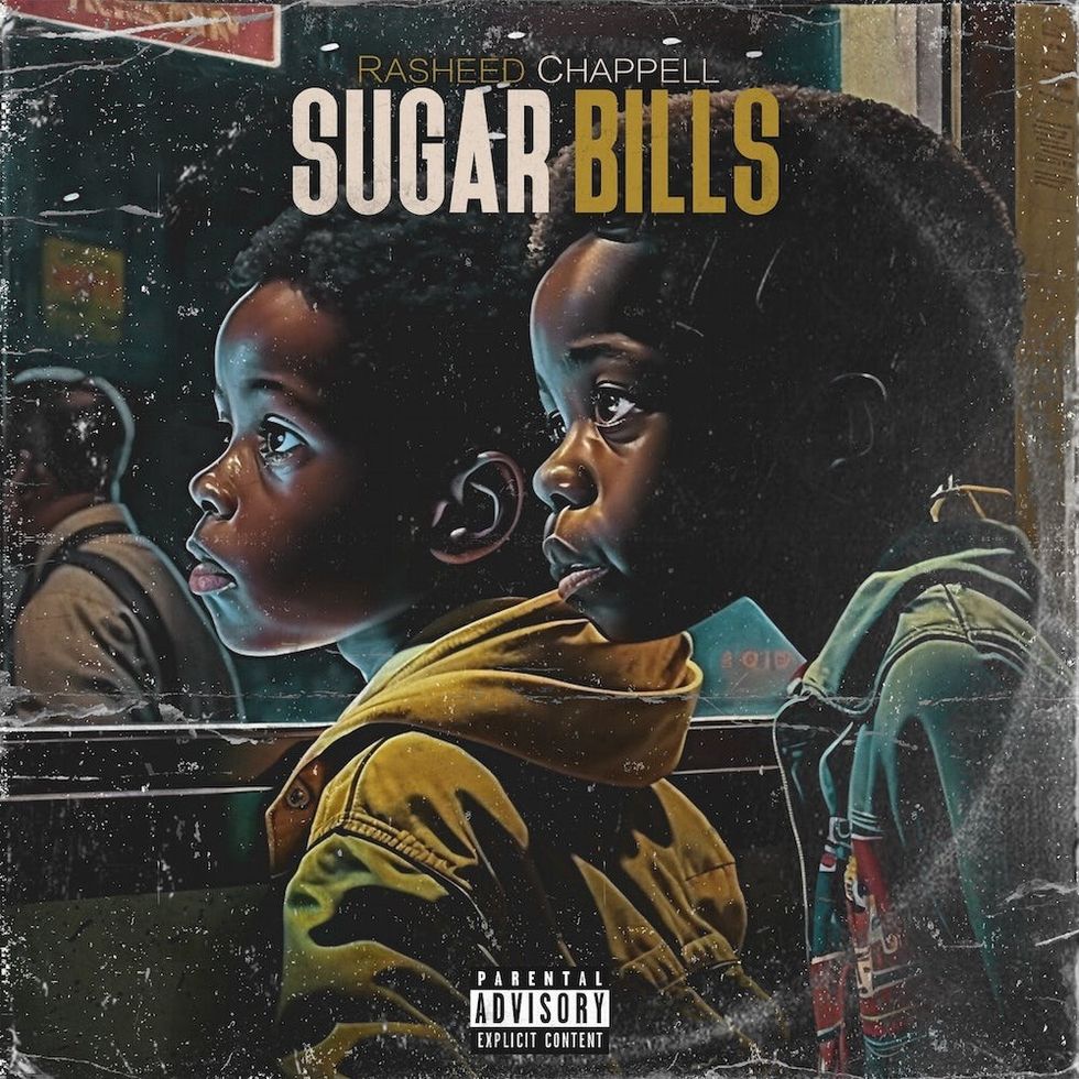 Cover art for 'Sugar Bills' by Rasheed Chappell and The Arcitype.