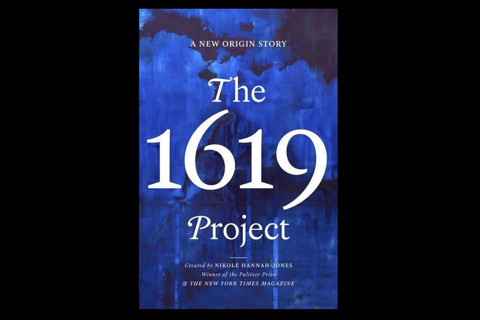 Cover art for 'The 1619 Project' by Nikole Hannah-Jones.