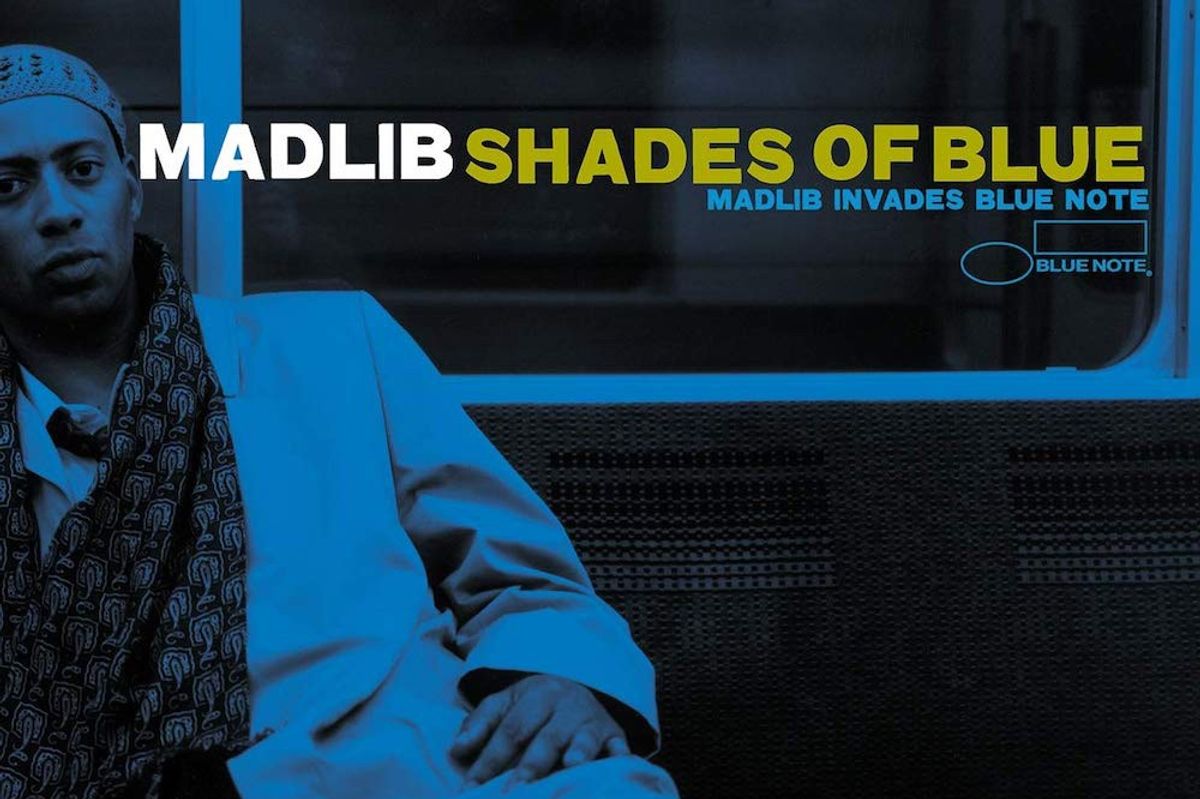 ​Cover art: 'Shades of Blue' by Madlib. 