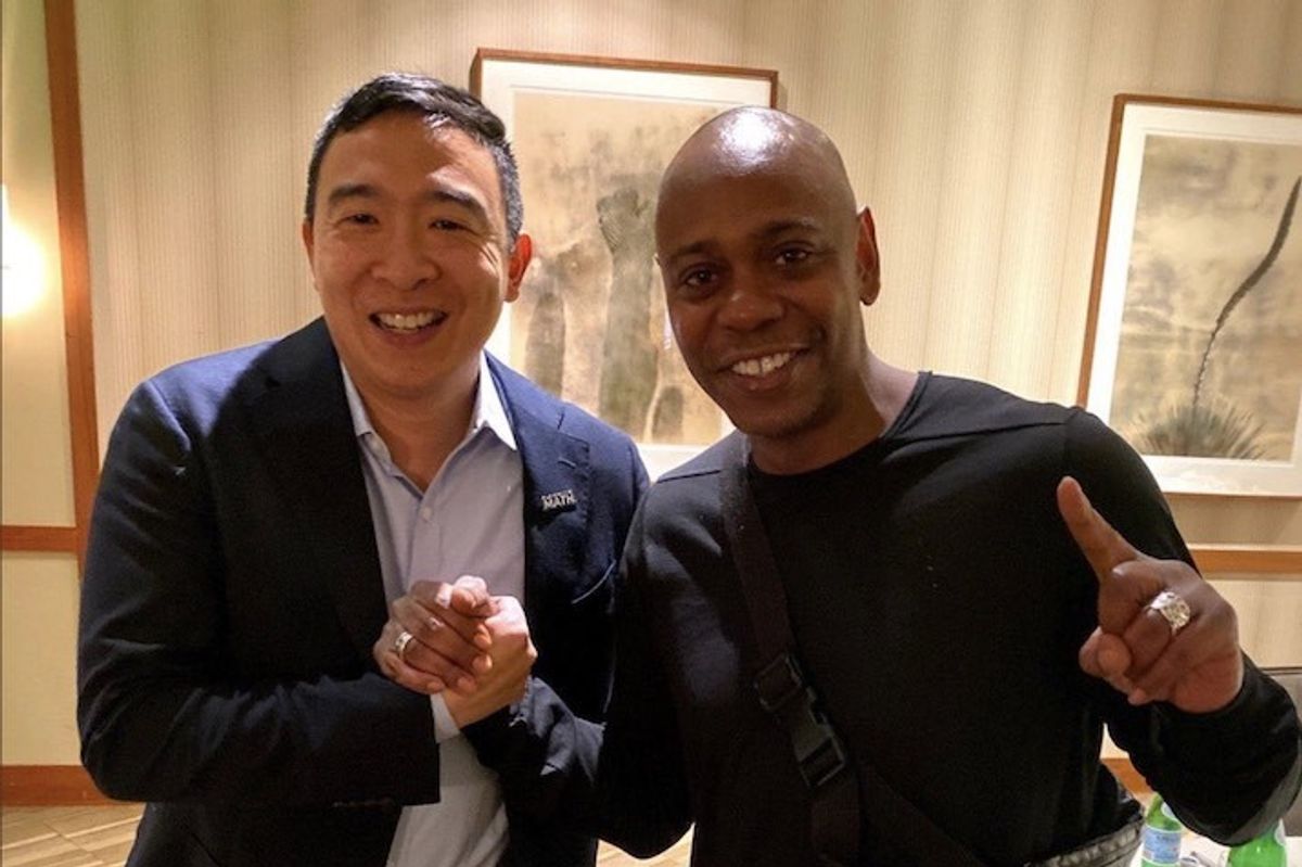 Dave Chappelle Officially Endorses Andrew Yang For President