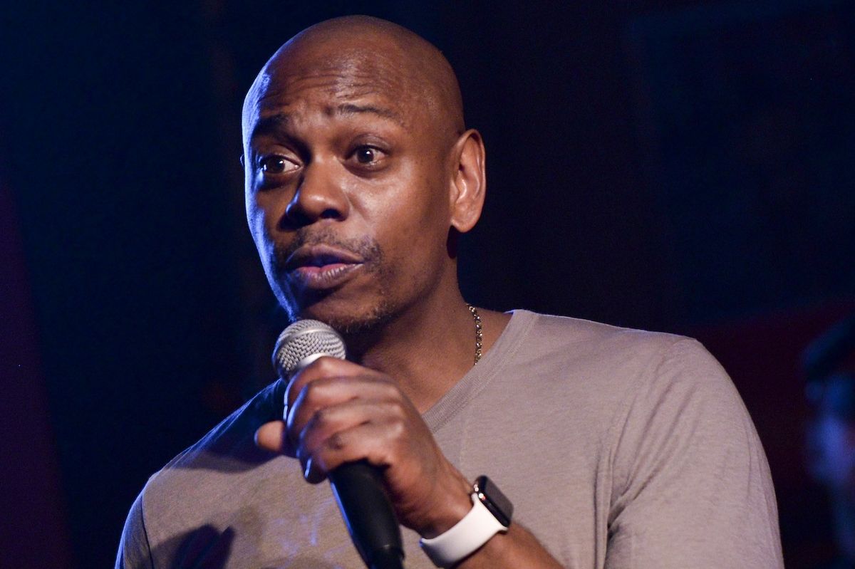 Dave Chappelle performs at The Imagine Ball Honoring Serena Williams Benefitting Imagine LA Presented By John Terzian & Val Vogt on September 23, 2018 in Los Angeles, California.