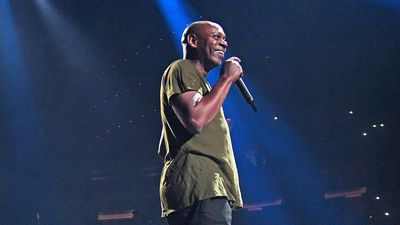 Dave Chappelle performs onstage as The Foo Fighters reopen Madison Square Garden on June 20, 2021.