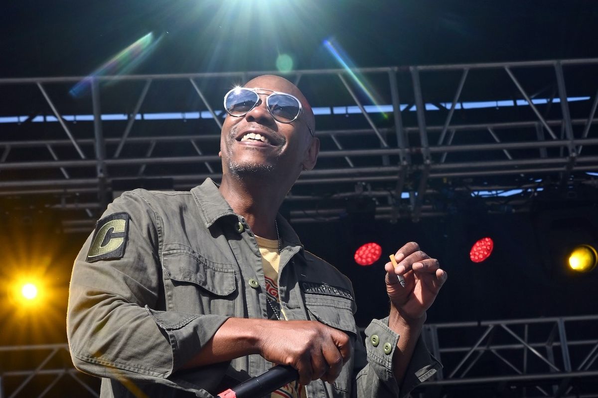 Dave Chappelle takes the stage at his 2018 Block Party in Dayton, OH.