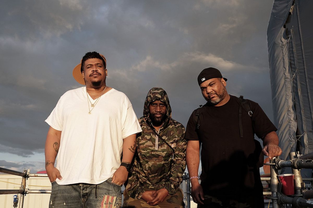De La Soul at Y Not festival at Pikehall on August 3, 2014 in Matlock, England.