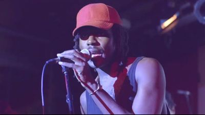 Dev Hynes of Blood Orange performing live at The 100 Club in London