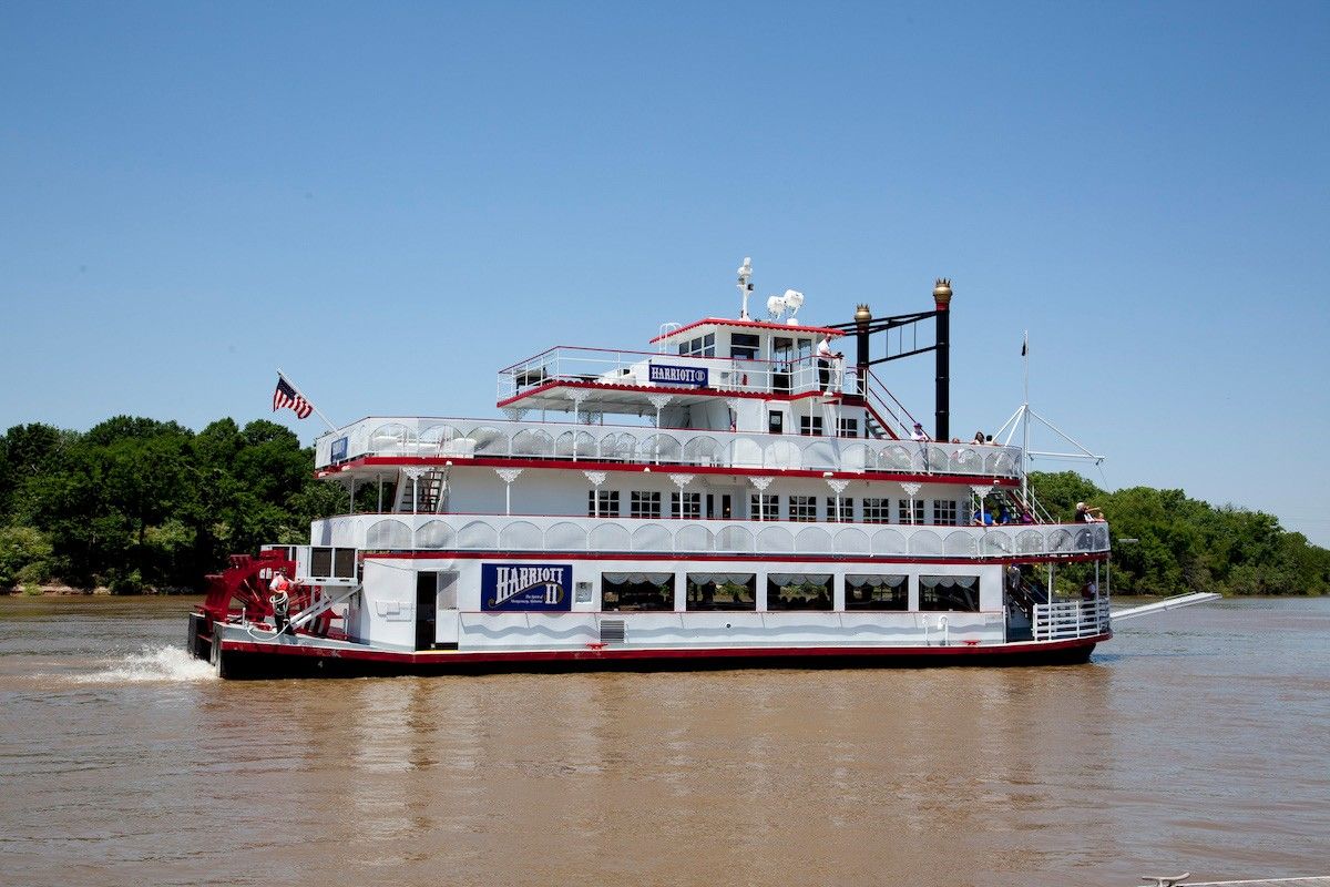 Docked beside the uniquely built Riverwalk Amphitheater, this elegant 19th century riverboat is center stage of Montgomery entertainment district.