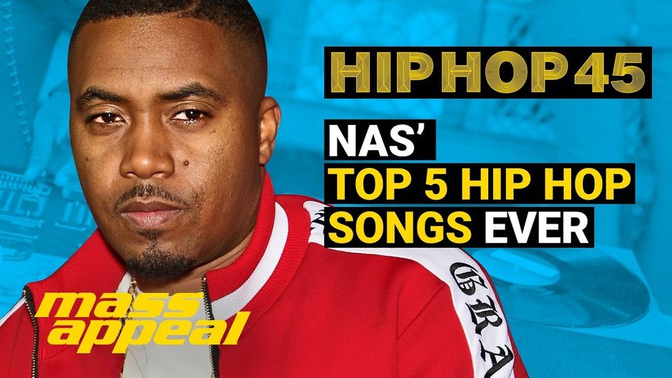 Watch Nas Name His Top Five Favorite Hip-Hop Songs Of All Time