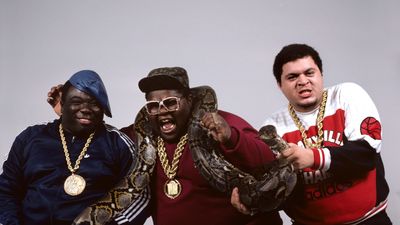 Fat Boys Prince Markie Dee holding snake