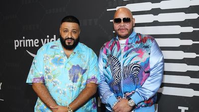 Fat Joe and DJ Khaled entering the Savage X Fenty Show in 2017 knowing Quincy Jones wouldn't be in attendance.