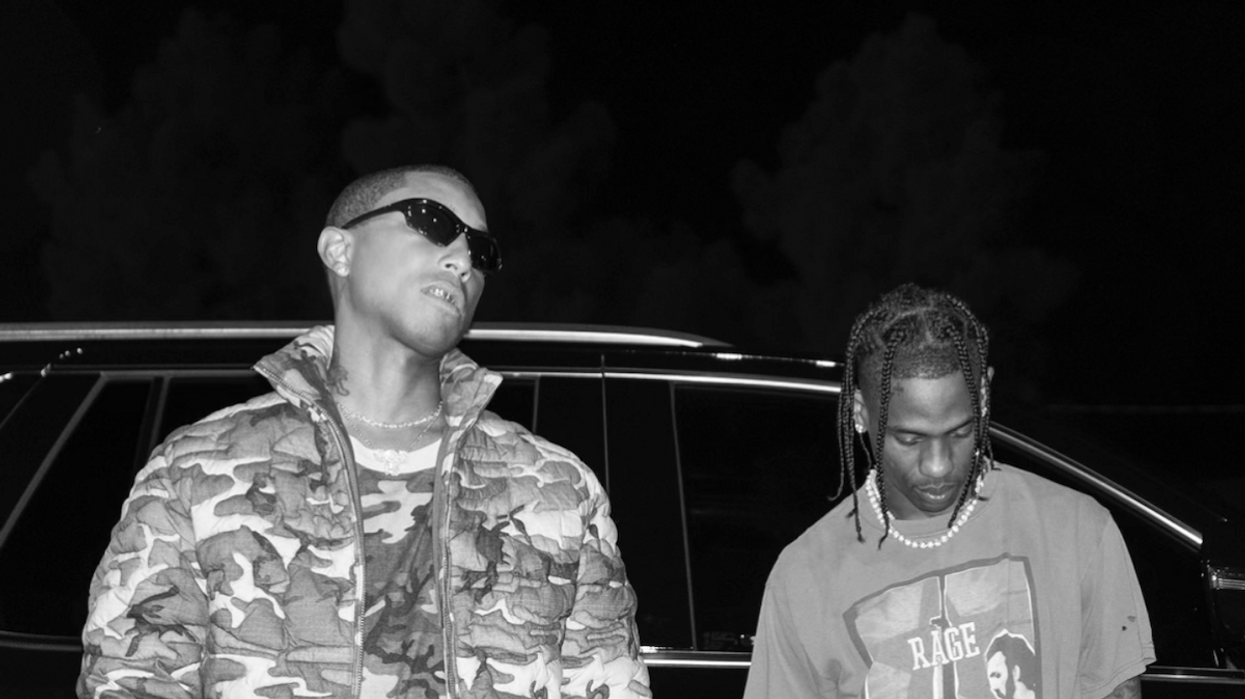 Listen to Pharrell Williams and Travis Scott's new collaboration