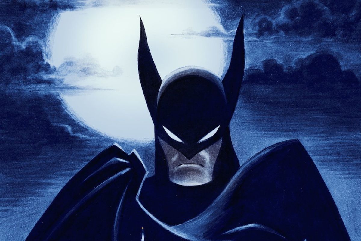 First poster for J.J. Abrams' upcoming Batman series.