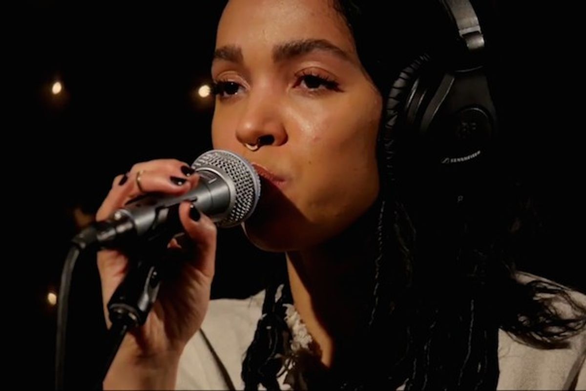 FKA twigs Ditches The Glitz, Performs A Stripped-Down Take Of "Lights On" Live On KEXP