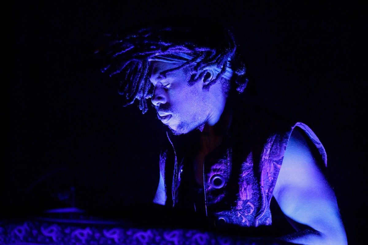 Flying lotus performs in auckland 2