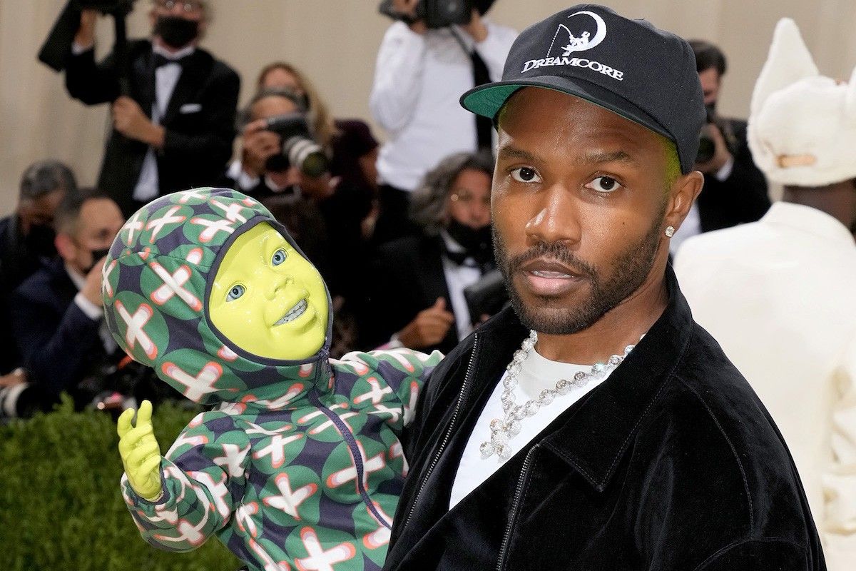 Frank Ocean attends The 2021 Met Gala Celebrating In America: A Lexicon Of Fashion at Metropolitan Museum of Art on September 13, 2021 in New York City.