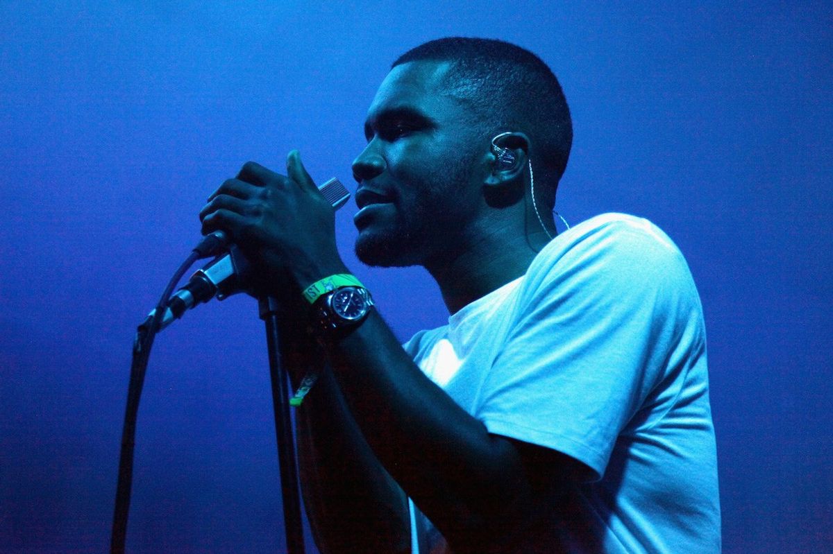 Frank Ocean performs at The Other Tent during day 3 of the 2014 Bonnaroo Arts And Music Festival on June 14, 2014 in Manchester, Tennessee (photo by FilmMagic for Bonnaroo Arts And Music Festival).