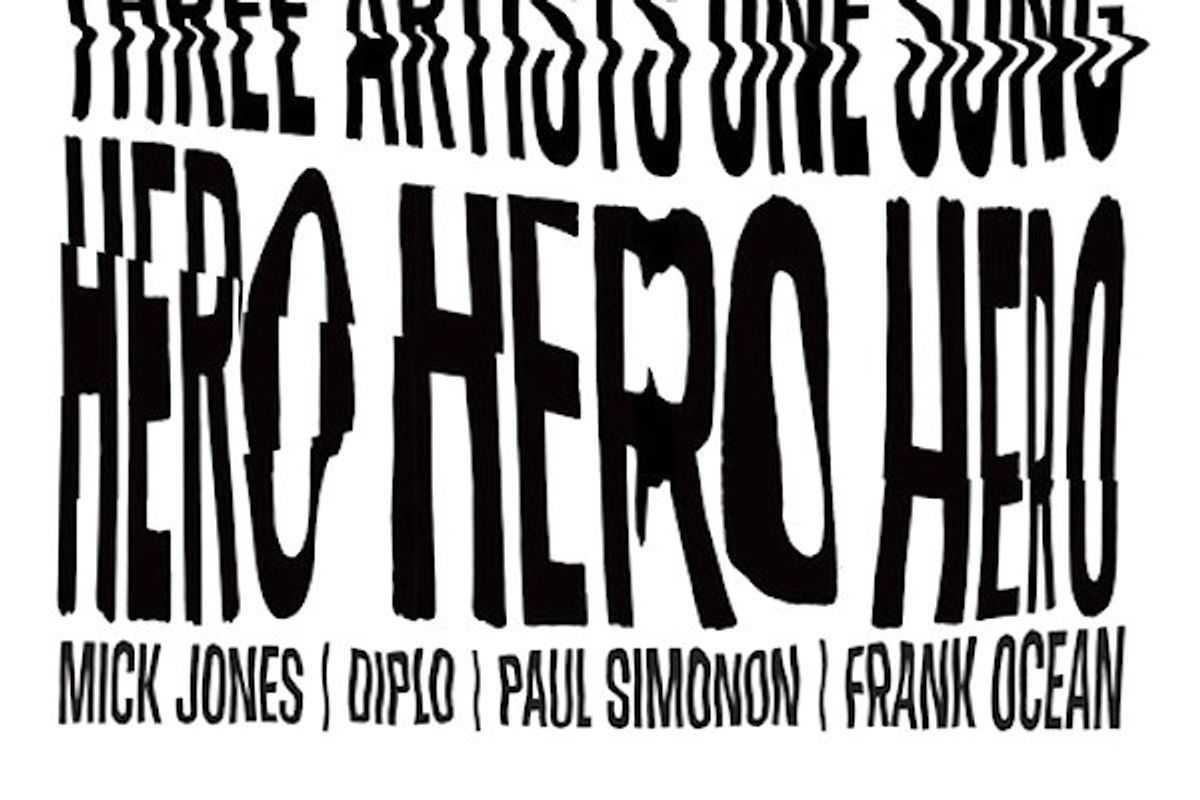Frank Ocean Teams With Diplo & Mick Jones And Paul Simonon Of The Clash To Drop "Hero" For Converse's 'Three Artists, One Song' Series