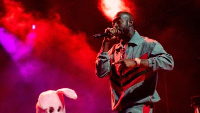 Freddie Gibbs performs on the Gobi stage during at the 2022 Coachella Valley Music And Arts Festival on April 23, 2022 in Indio, California.