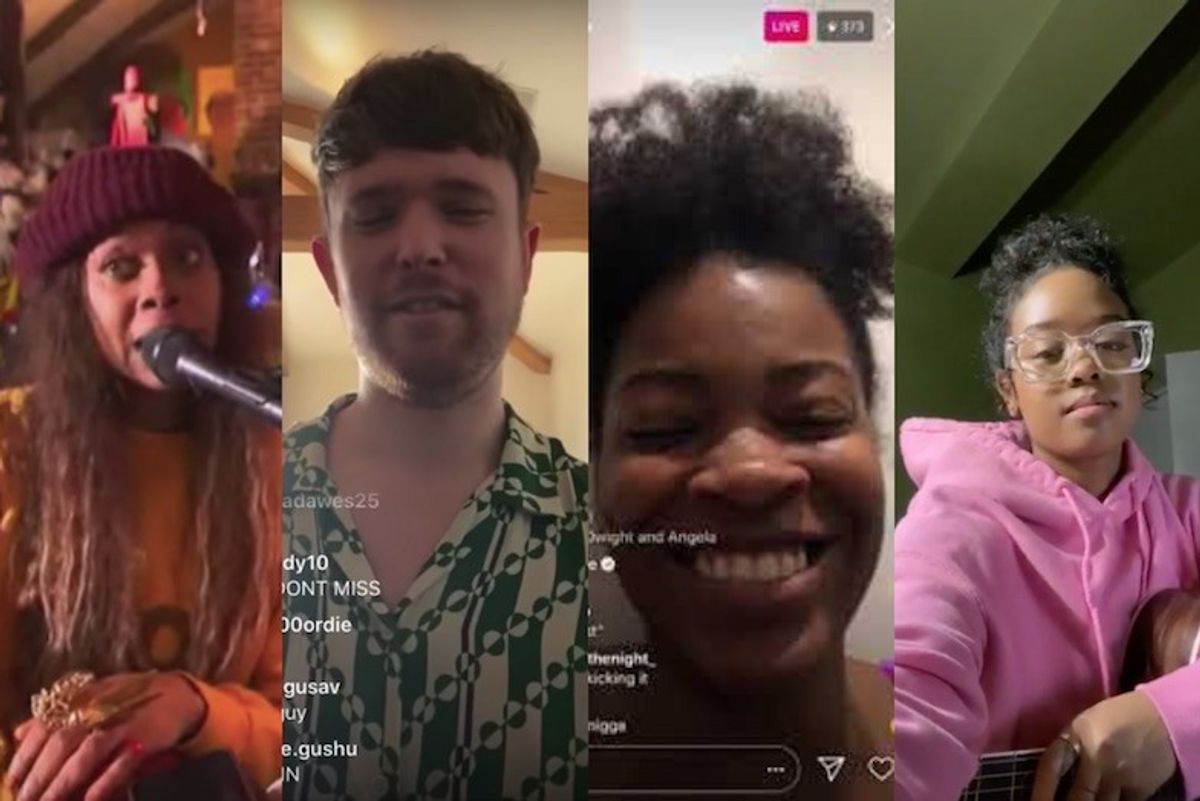 From erykah badu to megan thee stallion a list of quarantined artists staying connected through live streaming