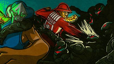 Rappers like MF DOOM are drawn to resemble comic book heroes fighting monsters. Graphic: @popephoenix for Okayplayer.