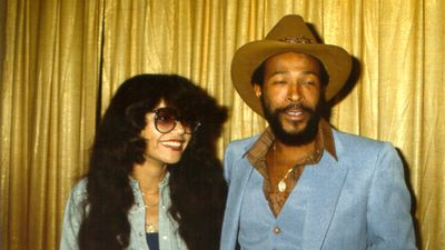 Marvin gaye with his wife