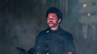 The weeknd performs at mercedes benz stadium
