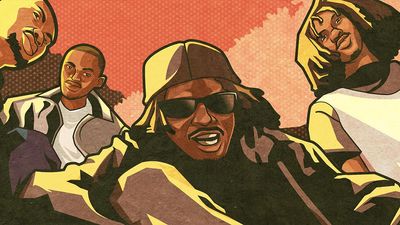 Photo illustration of The Souls of Mischief by POPE PHEONIX.