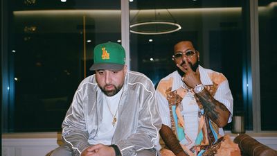 Jay Worthy and Roc Marciano sitting together.