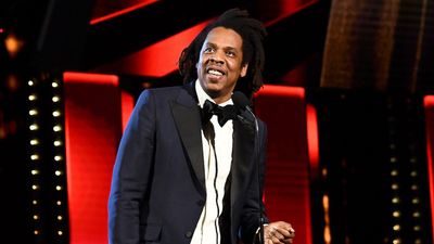 Inductee Jay-Z speaks onstage during the 36th Annual Rock & Roll Hall Of Fame Induction Ceremony at Rocket Mortgage Fieldhouse on October 30, 2021 in Cleveland, Ohio (Kevin Mazur/Getty Images for The Rock and Roll Hall of Fame). Jay Z
